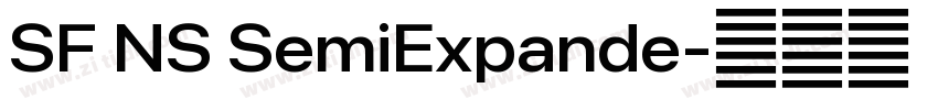 SF NS SemiExpande字体转换 SF NS SemiExpande字体转换